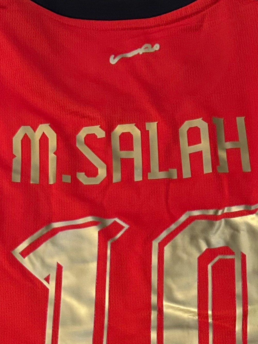 Puma EGYPT National Team MOHAMMAD SALAH Men's JERSEY Red M,L,XL,2X New with tags - Picture 5 of 7